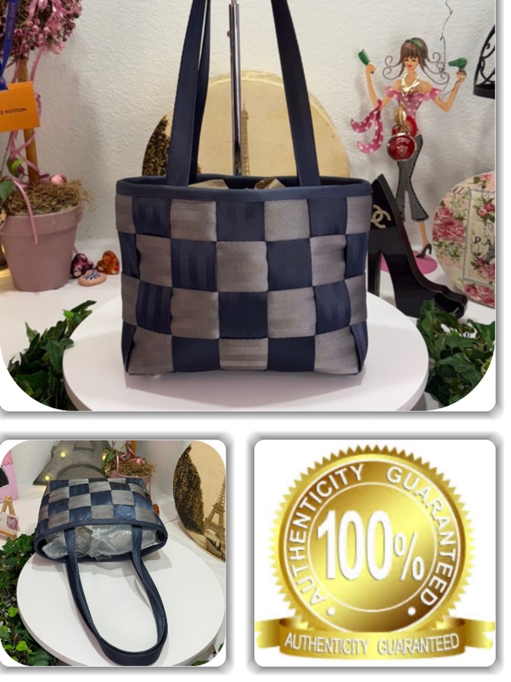 DIVERSE HARVEYS THE ORIGINAL SEAT BELT TOTE/HANDBAG!